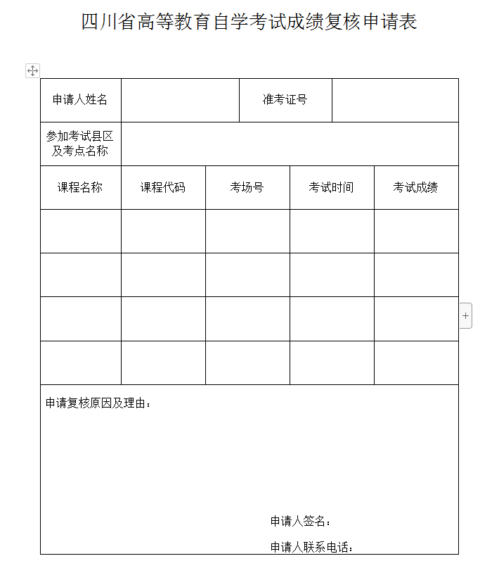 四川自考成绩复核申请指南
